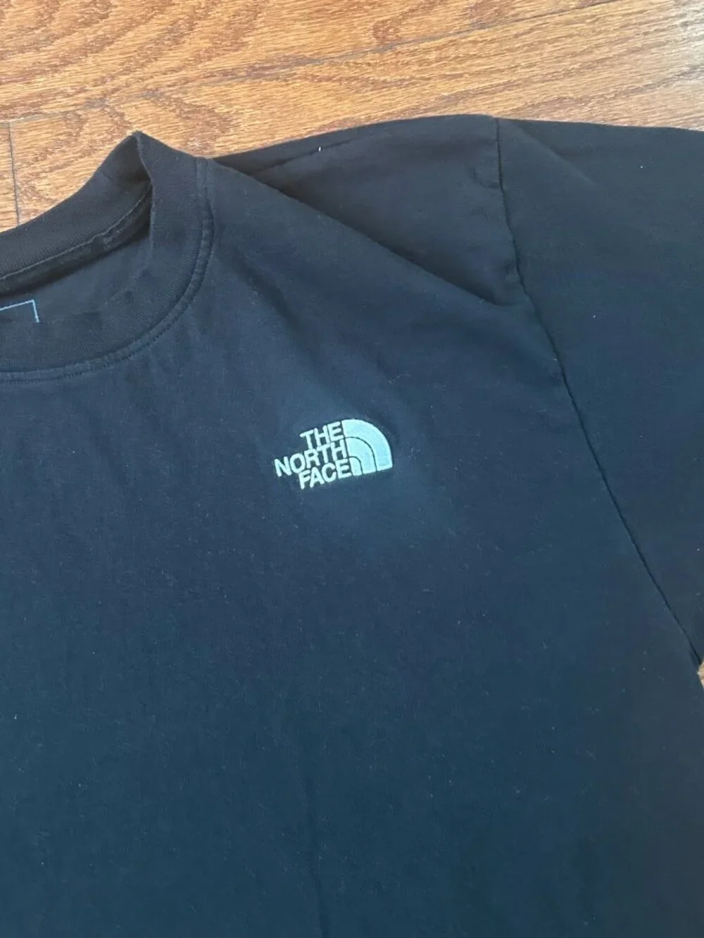 The North Face Mens Black Cotton Logo Tee T-Shirt Size Medium Gorpcore Preppy